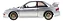 Subaru Impreza 22B STI 1998 Prata 1:18 Solido - Imagem 5