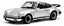 Porsche 911 Turbo 1974 Prata 1:24 Welly - Imagem 1