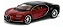 Bugatti Chiron 2016 Vermelho 1:36 Welly - Imagem 1