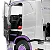 Volvo FH Globetrotter XL 2023 Prata e Roxo 1:24 Solido - Imagem 9