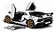 Lamborghini Aventador Svj Branco 1:18 Autoart - Imagem 5