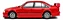 Chevrolet Omega Evo Irmscher 1990 Vermelho 1:18 Solido - Imagem 5