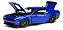 Dodge Challenger R/t Scat Pack 2022 1:18 Autoart Indigo Blue Azul - Imagem 8