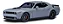 Dodge Challenger R/t Scat Pack 2022 1:18 Autoart Cinza - Imagem 1