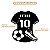 Camisa de Futebol Personalizada Nome e Número tamanho maior - Imagem 2