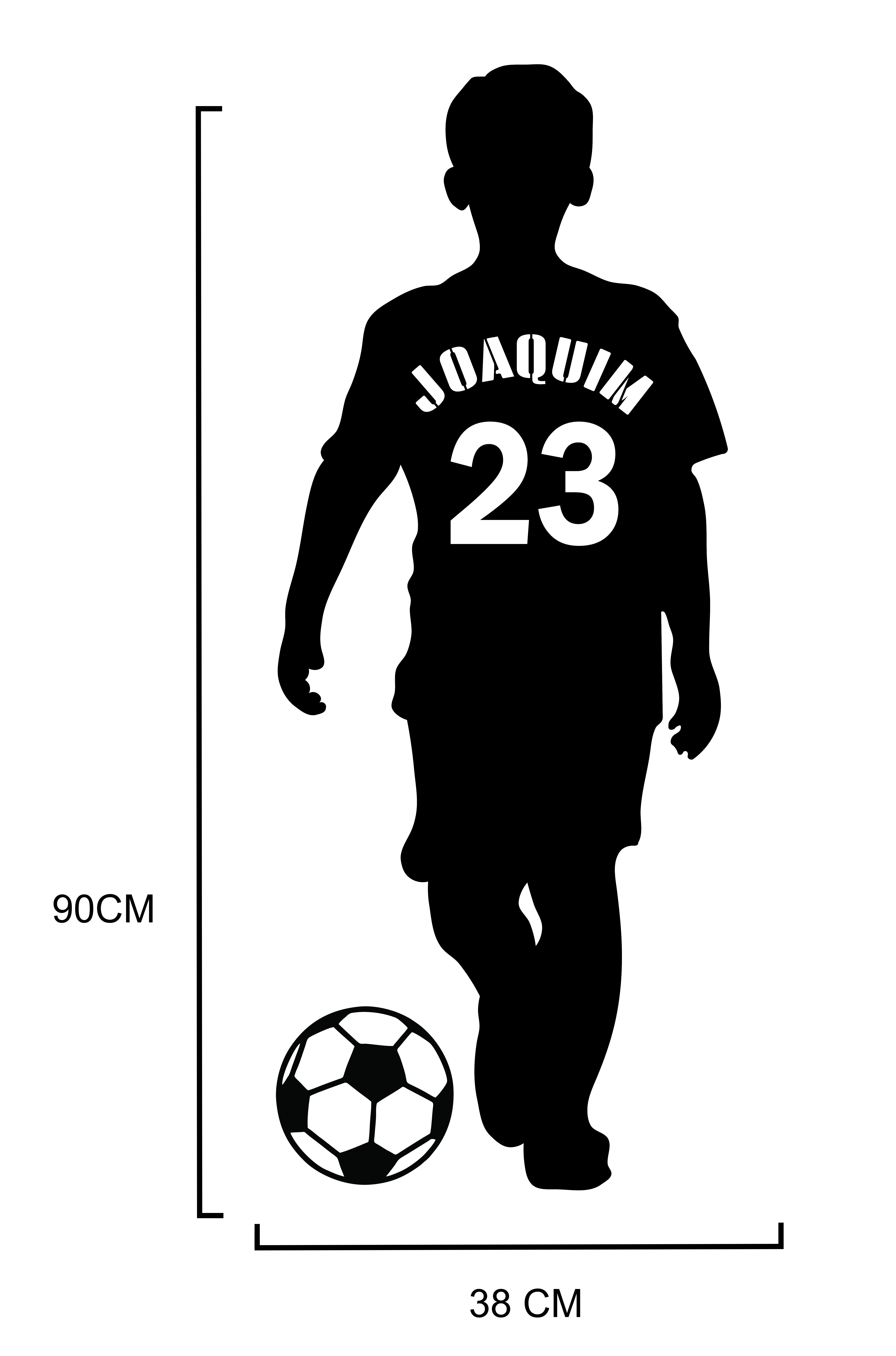 Jogador Menino Nome e Número - Imagem 9