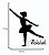 Bailarina Arabesque com Nome - Imagem 2