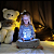 Luminária LED em Acrílico Oração Santo Anjo Menina com Nome - Imagem 2
