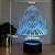 Luminária LED em Acrílico Princesa com Nome - Imagem 3