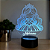 Luminária LED em Acrílico Princesa com Nome - Imagem 1