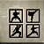 Kit 4 Quadros Karatê Masculino - Imagem 2
