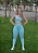 Conjunto Fitness Feminino Blackout Azul - Imagem 6