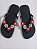 Chinelo havaianas top decorado preto e vermelho - Imagem 2