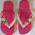 Sandália Havaianas Top Decorados Rosa - Imagem 1