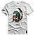 Camiseta Premium Estampa Caveira Cocar - 2327 - Imagem 3