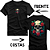 Camiseta Boldfire Skull Roses Frente Costas - 3696 - Imagem 2
