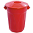 Lixeira Plástica Tipo Balde com Tampa 60L, 100L (diversas cores) - Imagem 1