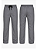 Calça Brim Uniforme Profissional Azul/Cinza - Imagem 3