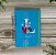 Caderno Alfabeto Floral Azul Turquesa - Imagem 1