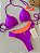 BIQUÍNI CAMÉLIA GLOW DUPLA FACE ROXO E LARANJA - Imagem 1
