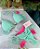 BIQUÍNI GEOVANELLA JACQUARD VERDE ÁGUA E PINK - Imagem 1