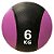 Medicine Ball 6kg - Kick - Azul Esportes - Imagem 1