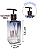 Kit Lavabo Square Luxo com Saboneteira e Difusor , Capacidade 250ml - Imagem 3