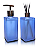 Kit Lavabo Square Luxo com Saboneteira e Difusor , Capacidade 250 ml - Imagem 1