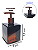 Kit Lavabo Cubo Luxo com Saboneteira e Difusor , Capacidade 250 ml - Imagem 3
