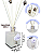 Kit Lavabo Cubo Luxo com Saboneteira e Difusor , Capacidade 250 ml - Imagem 4