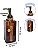 Kit Lavabo Square Luxo com Saboneteira e Difusor , Capacidade 250 ml - Imagem 3
