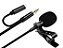 Microfone lapela Lavalier universal 3.5 auxiliar - Imagem 1