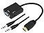 Cabo Adaptador Conversor Hdmi Para Vga com Saída P2 de Áudio - Imagem 2