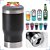 Copo Térmico Porta Lata, Long Neck Isolamento Vácuo Inox- Preto - Imagem 5