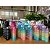 Kit 3 Garrafas Motivacionais para Água Squeeze Galão 2 Litros, 900ml e 300ml Academia Colorida Antivazamento + Adesivos para decorar - Imagem 3