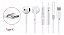 Fone De Ouvido Tipo C Estéreo H'maston EJ-27 Dual Driver Earphones para Xiaomi Redmi - Imagem 2
