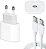 Apple Carregador iPhone 15 Pro Max Completo Fonte USB-C + Cabo USB-C de 1M para Iphone 15, iPhone 15 Plus, iPhone 15 Pro e iPhone 15 Pro Max - Imagem 1