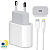 Apple Carregador iPhone X, iPhone XR, iPhone XS, iPhone XS Max Completo Fonte USB-C 20W + Cabo USB-C Lightning de 1M p/ Iphone 7, 8, X, 11, 12, 13, 14 - Imagem 2