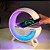 Luminária De Mesa G-Speaker Abajur Led RGB, Caixa de Som e Carregador por Indução Smart Station Pega Bluetooth, Rádio FM, Pendrive e Cartão de Memória - Imagem 3