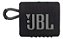 Caixa de Som Bluetooth JBL GO3 IPX7, Potência de 4.2 W RMS, À Prova d'água, Autonomia de 5 Horas Preto - Imagem 1