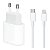 Carregador completo iphone X, 11 e 12 Fonte USB-C 18W + Cabo USB-C Lightning de 1M - Imagem 1