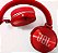 Fone De Ouvido EVEREST JB950 Headphone Wireless FM e MP3 - Vermelho - Imagem 1