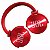 Fone De Ouvido EVEREST JB950 Headphone Wireless FM e MP3 - Vermelho - Imagem 4
