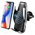 Carregador Veicular por Indução com Movimento Automático Suporte Qi Smart Sensor Wireless Charger S5 - Imagem 1
