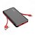 Carregador Portátil Pineng PN-956 10.000 mah 3 conectores; Type C, Lightining e Micro USB (Até 3 cargas) - Preto - Imagem 1