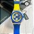 AUDEMARS PIGUET ETA BORRACHA AMARELO E AZUL - Imagem 1