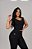 Calça Montaria Modeladora Skinny 3 Cós Compressores no Tecido de Poliamida - Preto - Imagem 6