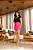 Saia Feminina Montaria Cintura Alta com Cinto Encapado Modeladora Elegante Premium - Rosa Pink - Imagem 2