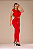 Calça Montaria Modeladora Skinny 3 Cós Compressores no Tecido de Poliamida - Vermelho Red - Imagem 5