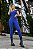 Calça Montaria Modeladora Skinny 3 Cós Compressores no Tecido de Poliamida - Azul Royal - Imagem 1